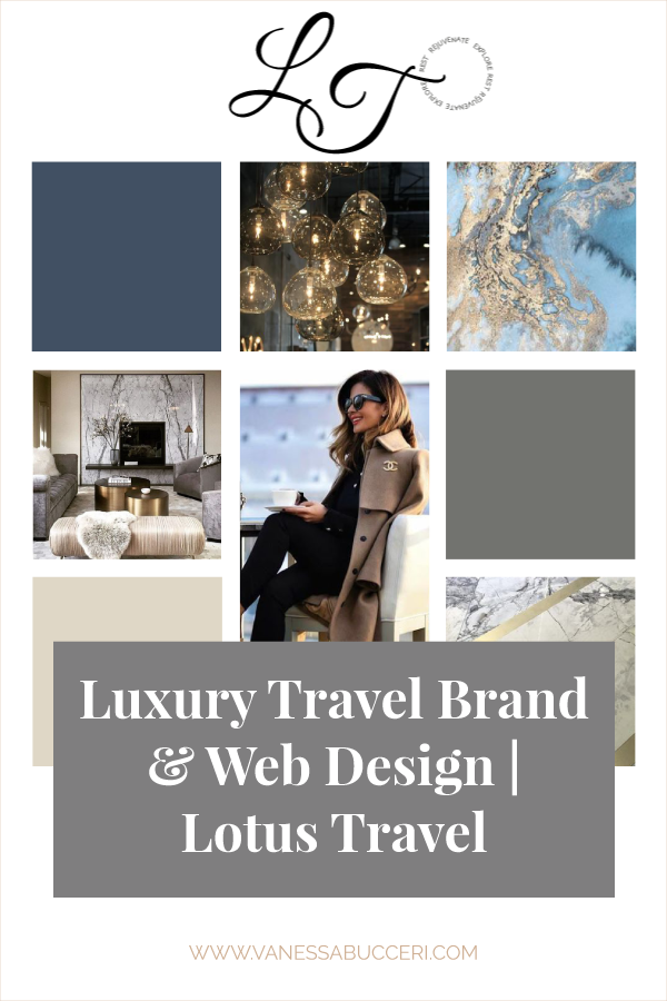 Luxury Travel Brand & Web Design | Lotus Travel | Vanessa Bucceri Creative