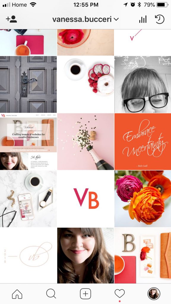 My Creative Studio Spotlight May 2018 | Website Launch Instagram Strategy | Vanessa Bucceri Creative