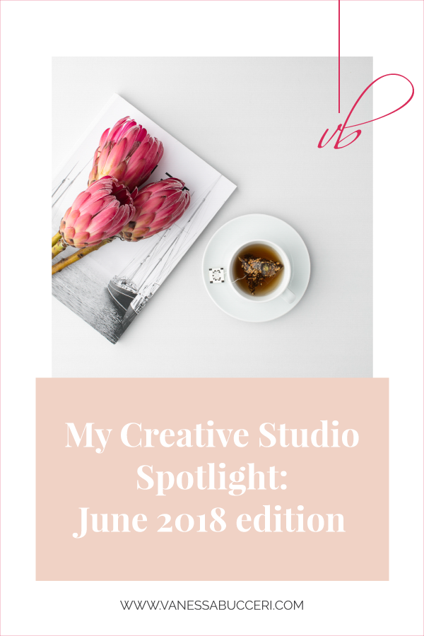 Studio Spotlight June 2018 | Vanessa Bucceri Creative | Branding and Web Design