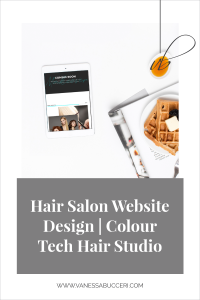 Hair Salon Website Design | Colour Tech Hair Studio