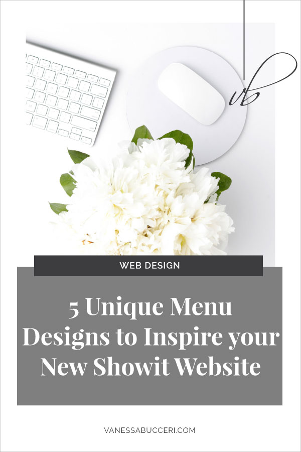 5 Unique Menu Designs to Inspire your New Showit Website