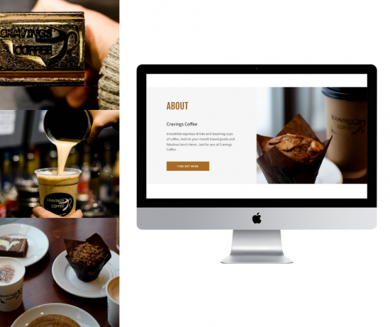 Cravings Coffee Shop Web Design and Brand Strategy | Photography by Esined Photos