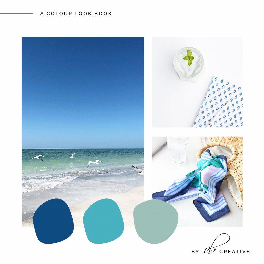 2020 Colour of the year Pantone's Classic Blue with Aqua