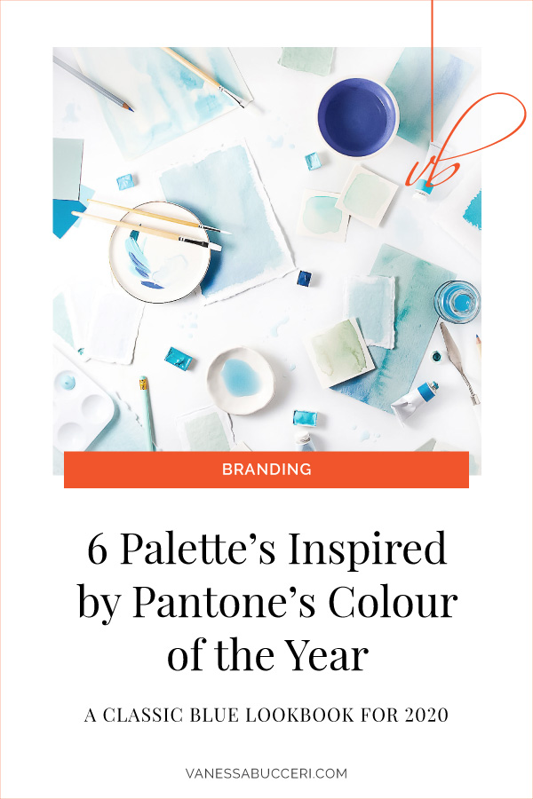 2020 Colour of the year Pantone's Classic Blue | 6 colour palettes