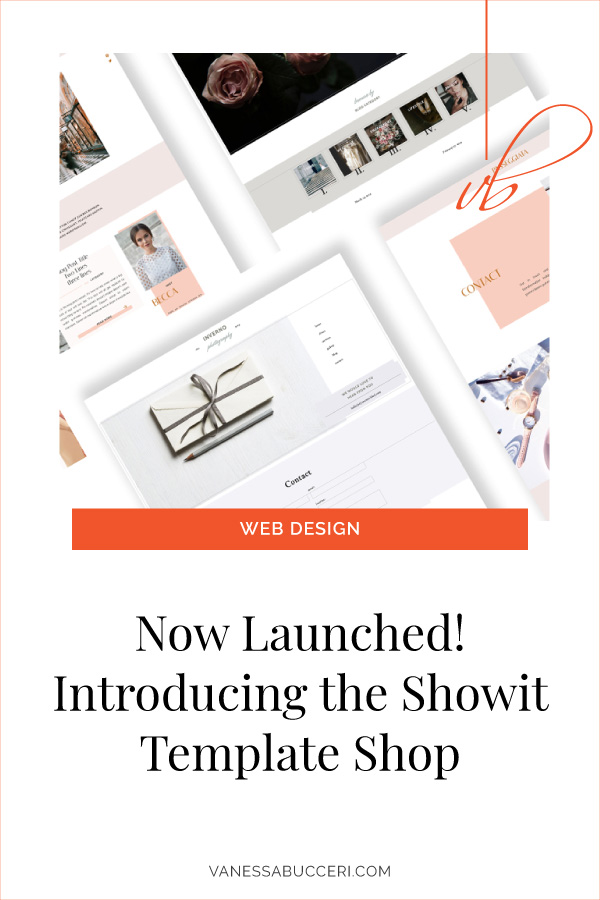 Introducing my Showit Template Shop!