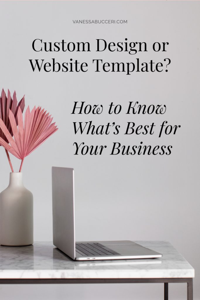 Custom vs Template web design for your business
