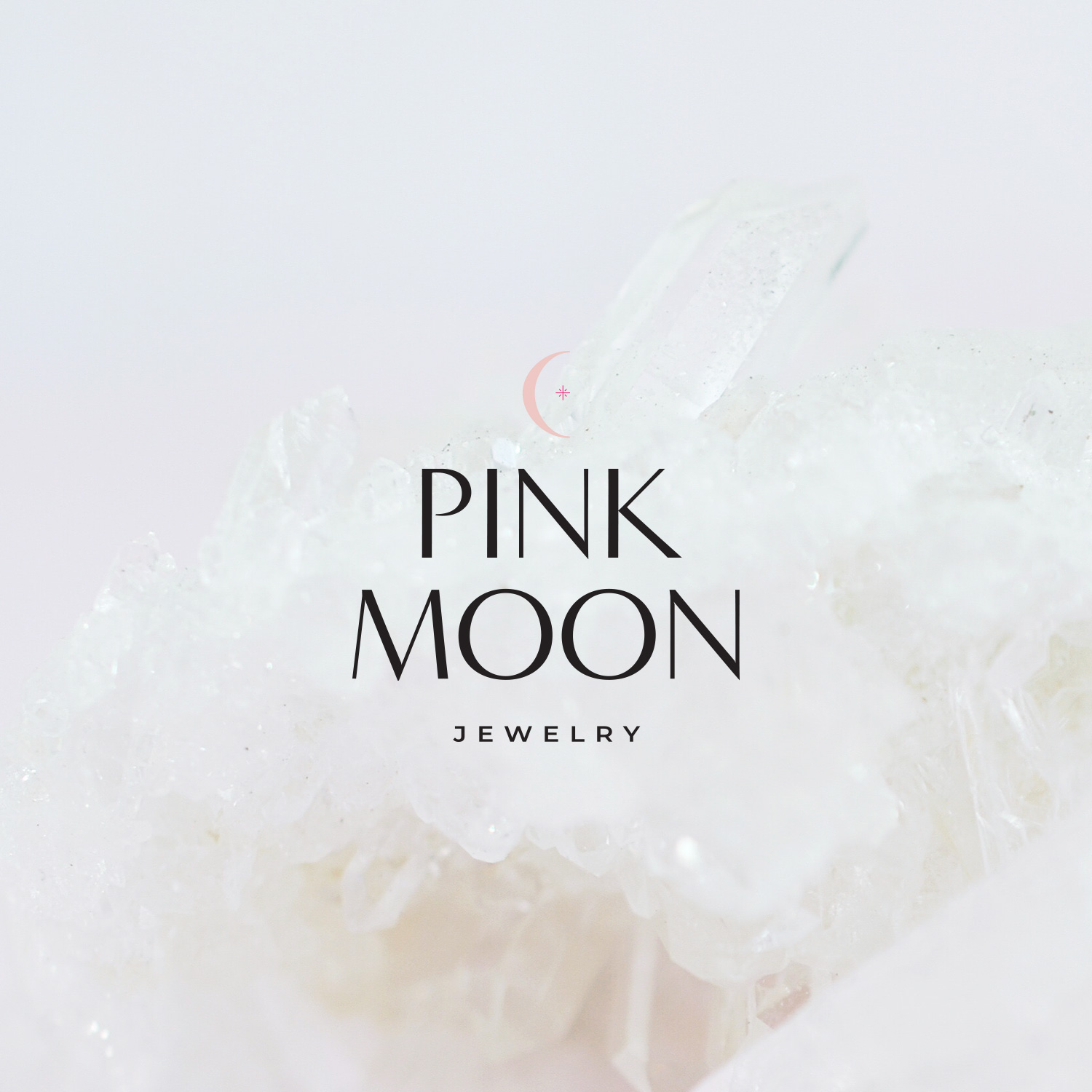 Pink Moon Logo Design